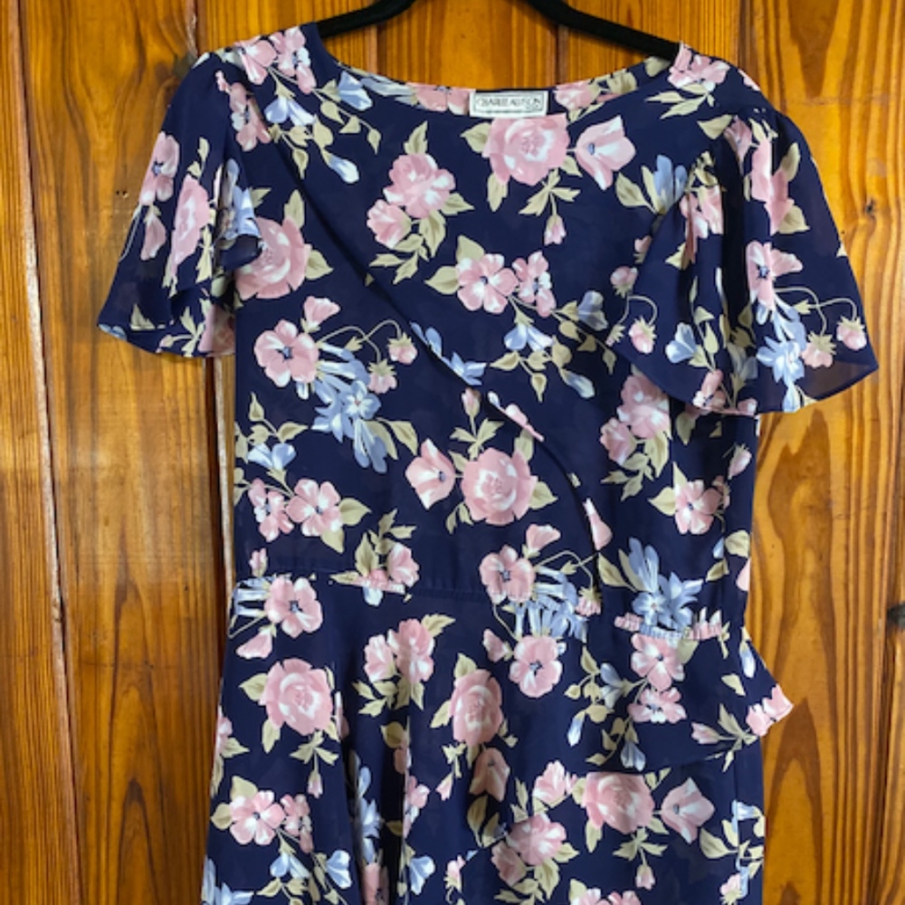 Vintage floral dress